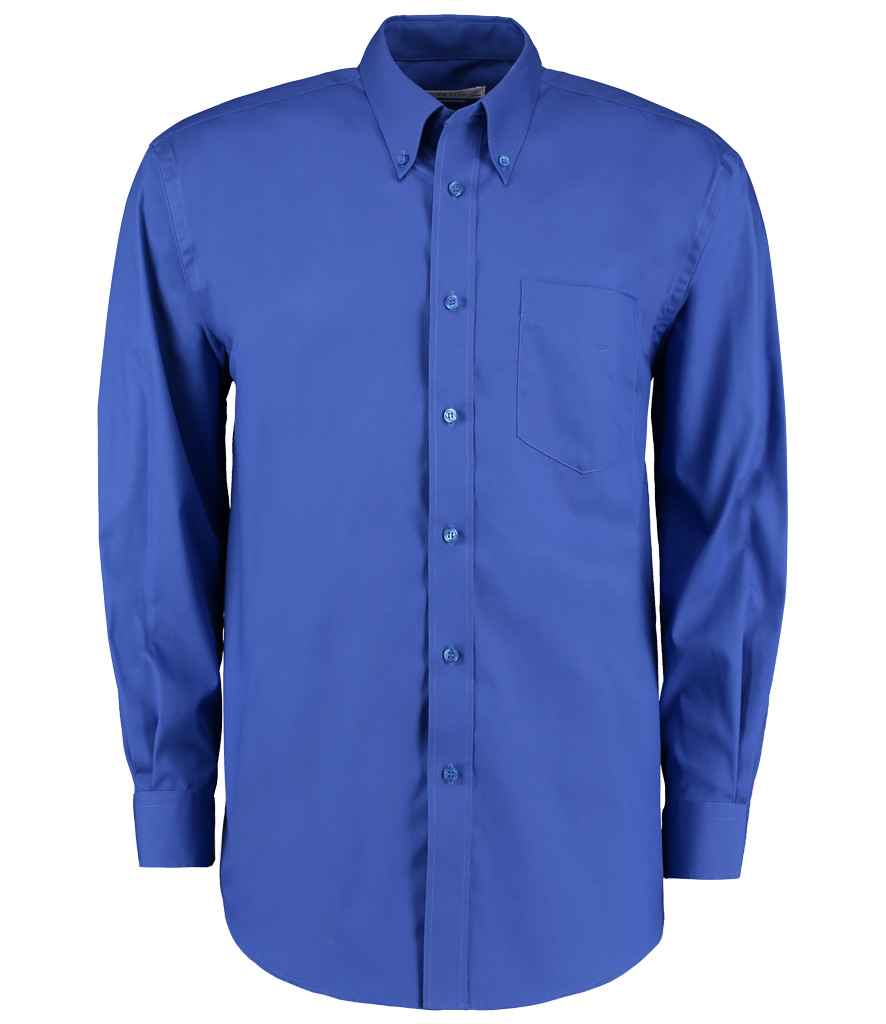 Kustom Kit Premium Long Sleeve Classic Fit Oxford Shirt - (2nd Colours) in Royal Blue by Kustom Kit — Custom branded clothing by Print Press, featuring premium embroidery produced in our specialist print lab in the UK.