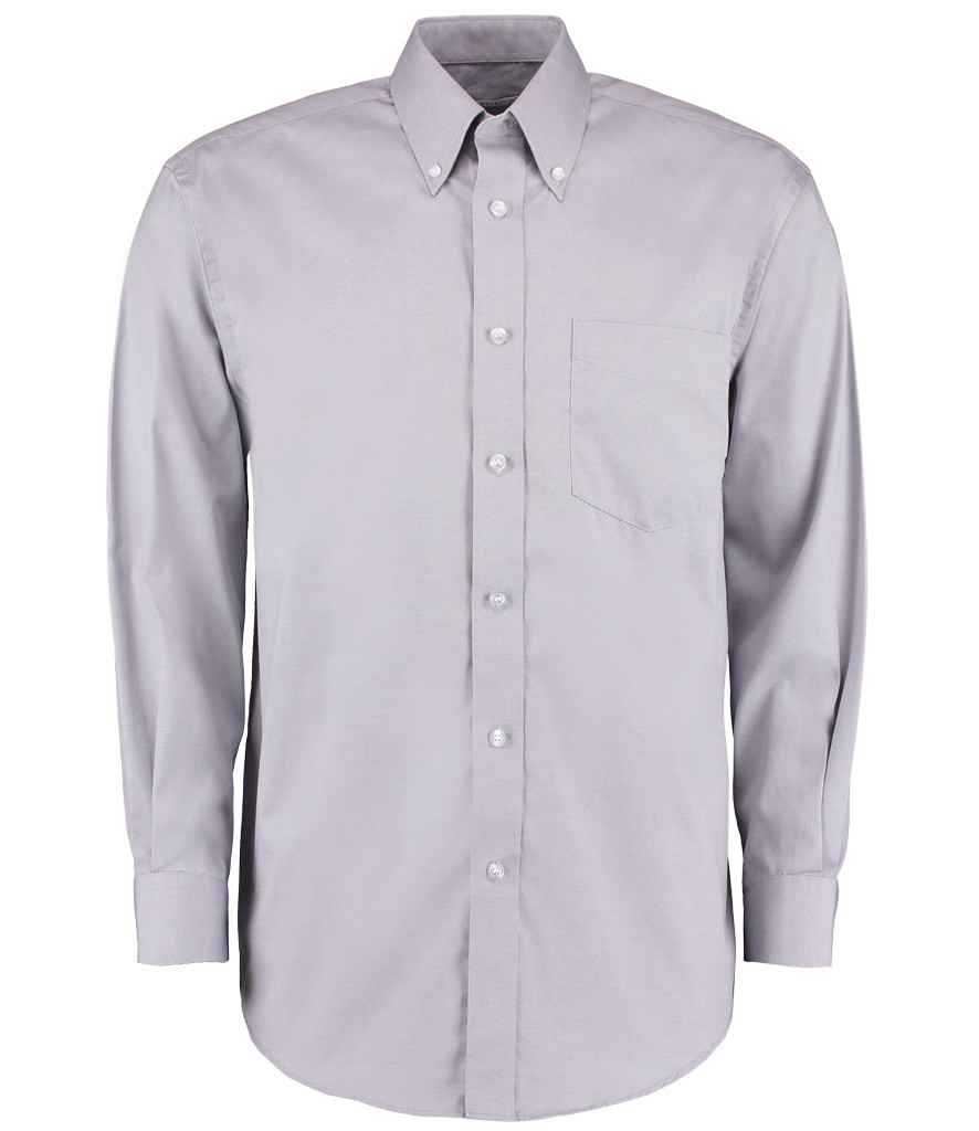 Kustom Kit Premium Long Sleeve Classic Fit Oxford Shirt - (2nd Colours) in by Kustom Kit — Custom branded clothing by Print Press, featuring premium embroidery produced in our specialist print lab in the UK.