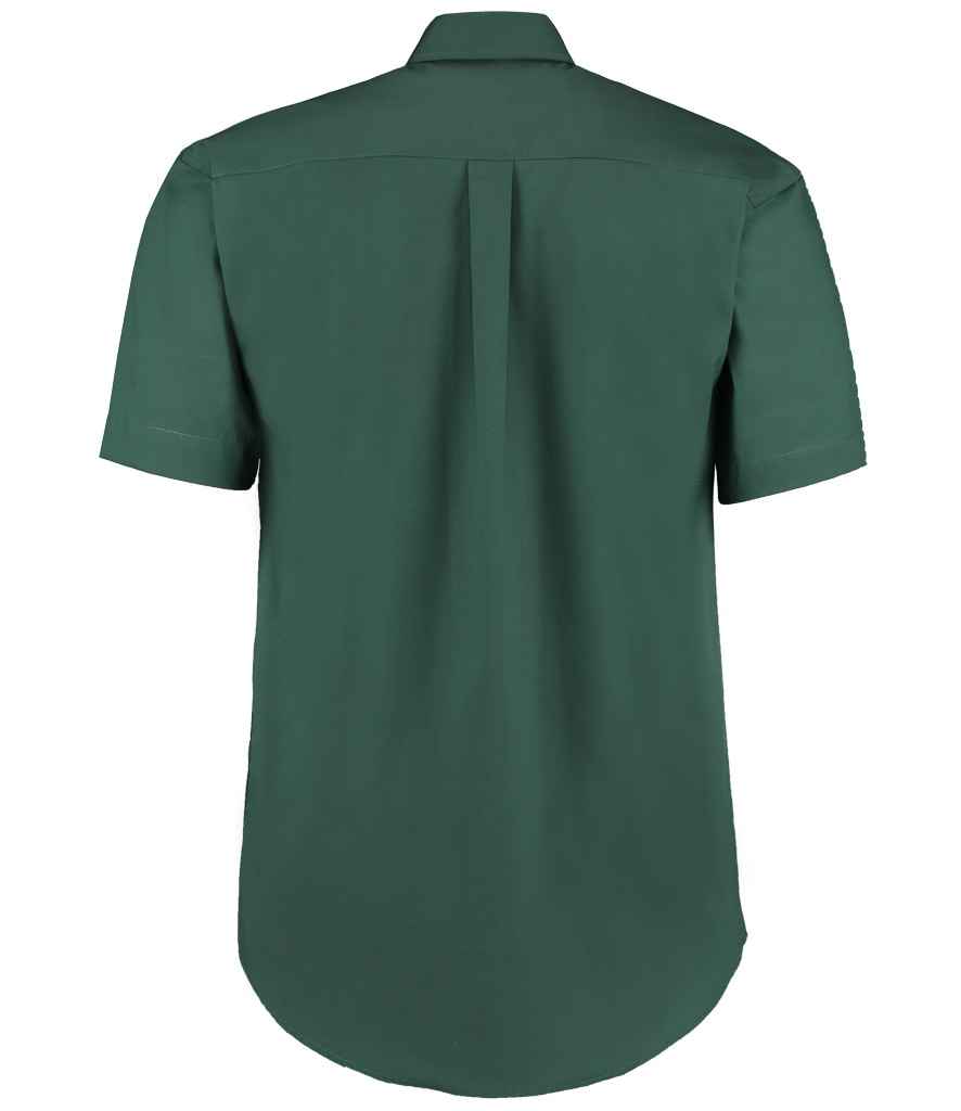 Kustom Kit Premium Short Sleeve Classic Fit Oxford Shirt in by Kustom Kit — Custom branded clothing by Print Press, featuring premium embroidery produced in our specialist print lab in the UK.