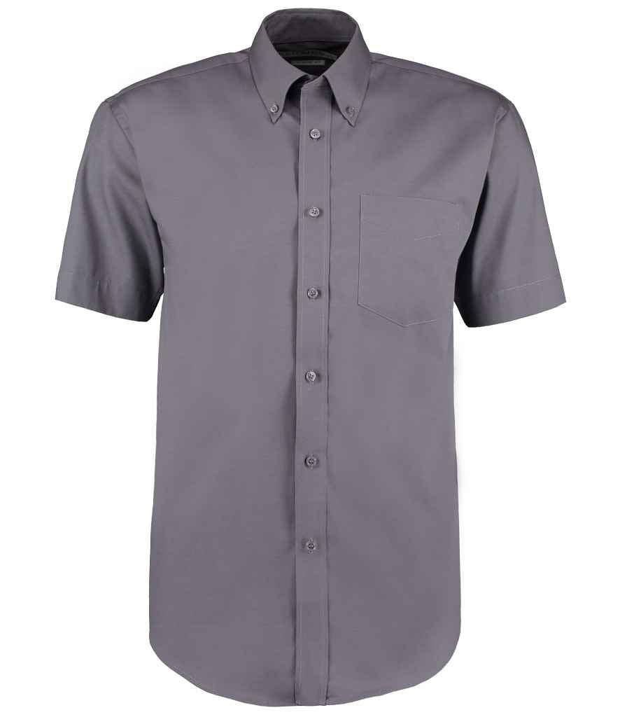 Kustom Kit Premium Short Sleeve Classic Fit Oxford Shirt (2nd Colours) in by Kustom Kit — Custom branded clothing by Print Press, featuring premium embroidery produced in our specialist print lab in the UK.