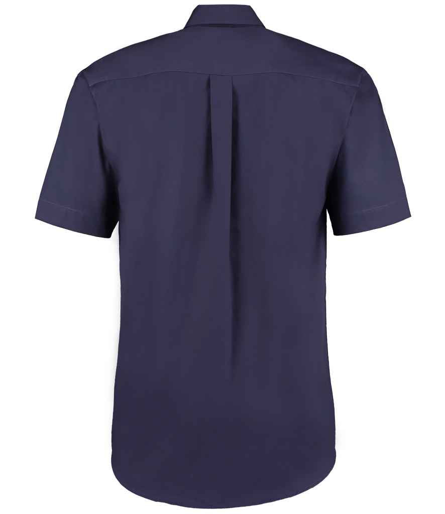 Kustom Kit Premium Short Sleeve Classic Fit Oxford Shirt in by Kustom Kit — Custom branded clothing by Print Press, featuring premium embroidery produced in our specialist print lab in the UK.