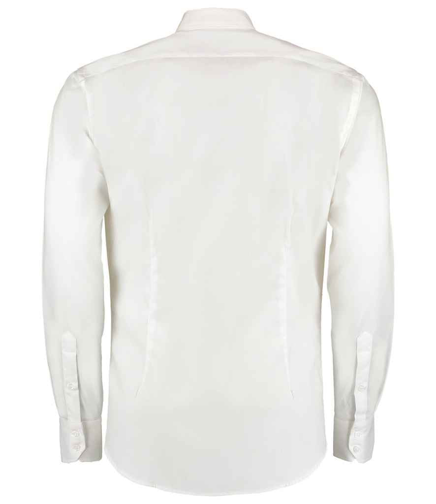 Kustom Kit Premium Long Sleeve Slim Fit Oxford Shirt in by Kustom Kit — Custom branded clothing by Print Press, featuring premium embroidery produced in our specialist print lab in the UK.