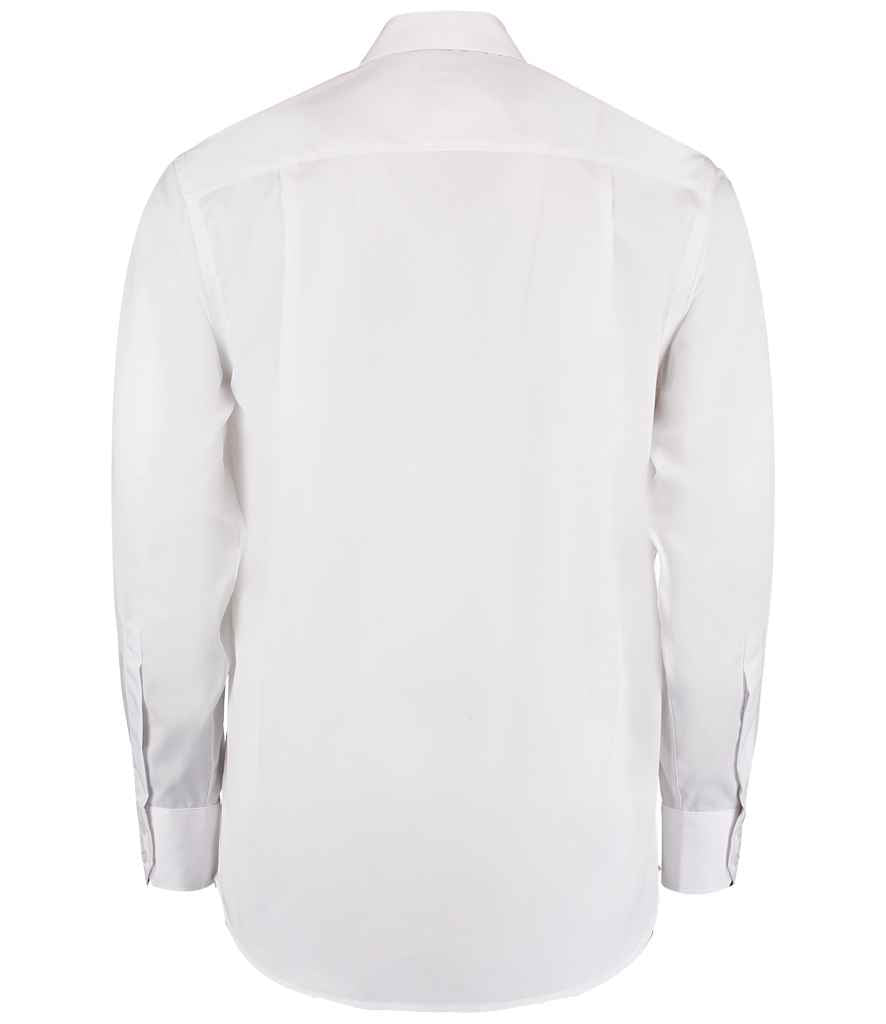 Kustom Kit Premium Long Sleeve Classic Fit Non-Iron Shirt in by Kustom Kit — Custom branded clothing by Print Press, featuring premium embroidery produced in our specialist print lab in the UK.