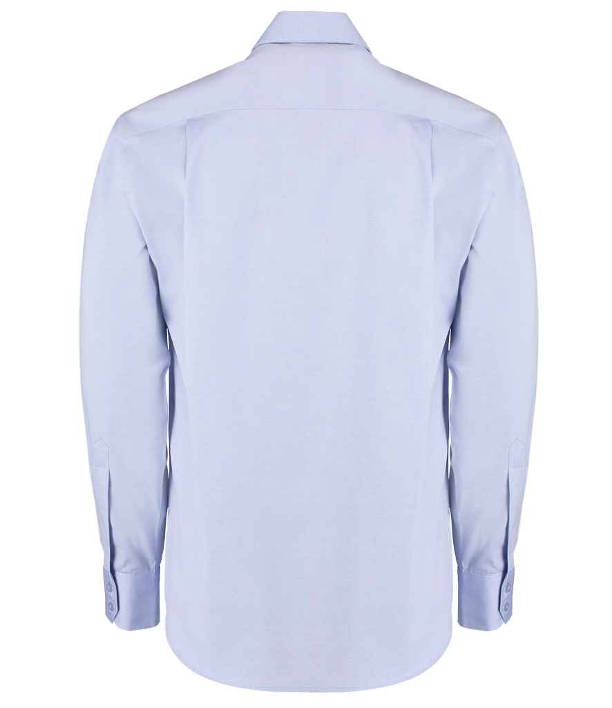 Kustom Kit Premium Long Sleeve Classic Fit Oxford Shirt in by Kustom Kit — Custom branded clothing by Print Press, featuring premium embroidery produced in our specialist print lab in the UK.