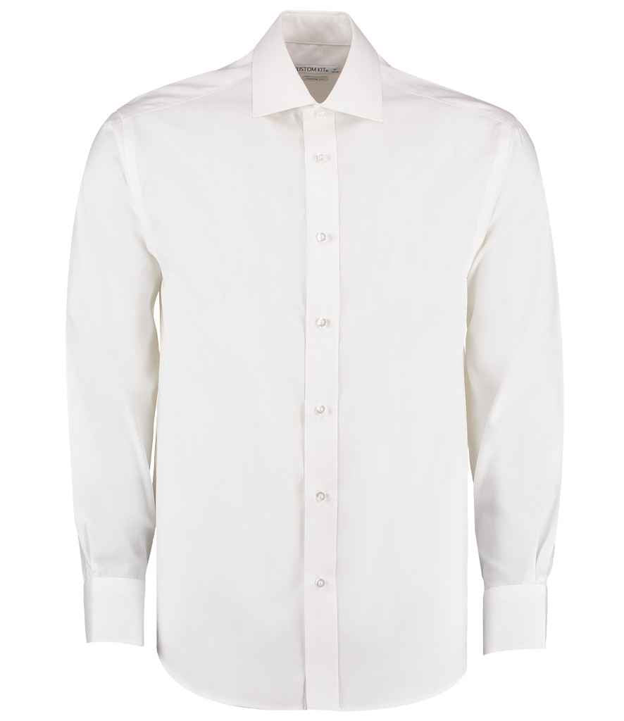 Kustom Kit Premium Long Sleeve Classic Fit Oxford Shirt in by Kustom Kit — Custom branded clothing by Print Press, featuring premium embroidery produced in our specialist print lab in the UK.