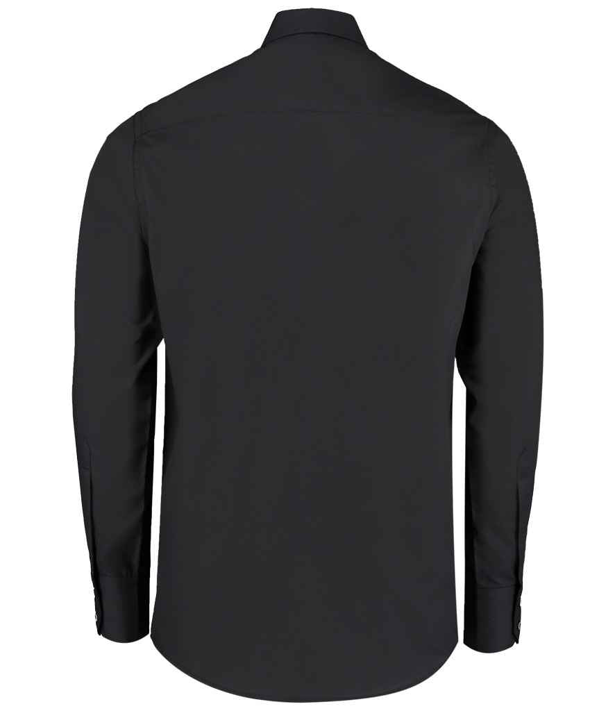 Kustom Kit Long Sleeve Tailored Business Shirt in by Kustom Kit — Custom branded clothing by Print Press, featuring premium embroidery produced in our specialist print lab in the UK.