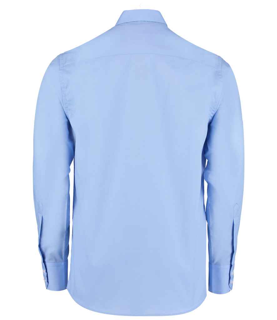 Kustom Kit Long Sleeve Tailored Business Shirt in by Kustom Kit — Custom branded clothing by Print Press, featuring premium embroidery produced in our specialist print lab in the UK.