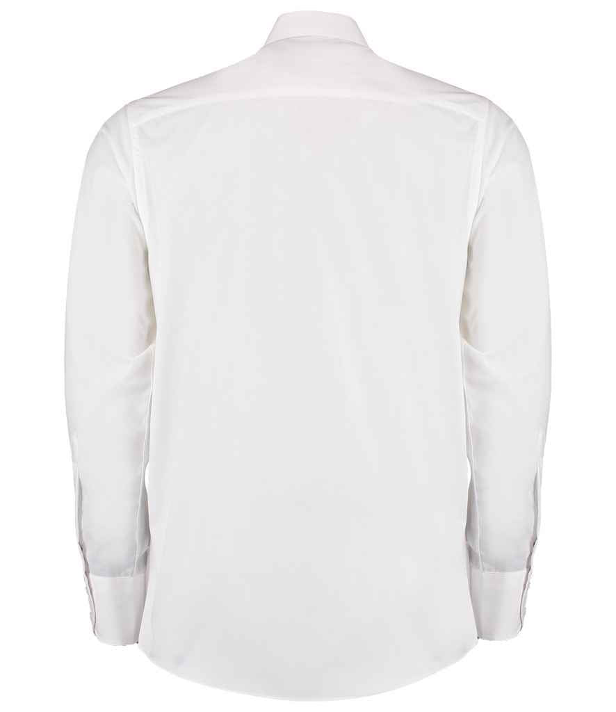 Kustom Kit Long Sleeve Tailored Business Shirt in by Kustom Kit — Custom branded clothing by Print Press, featuring premium embroidery produced in our specialist print lab in the UK.