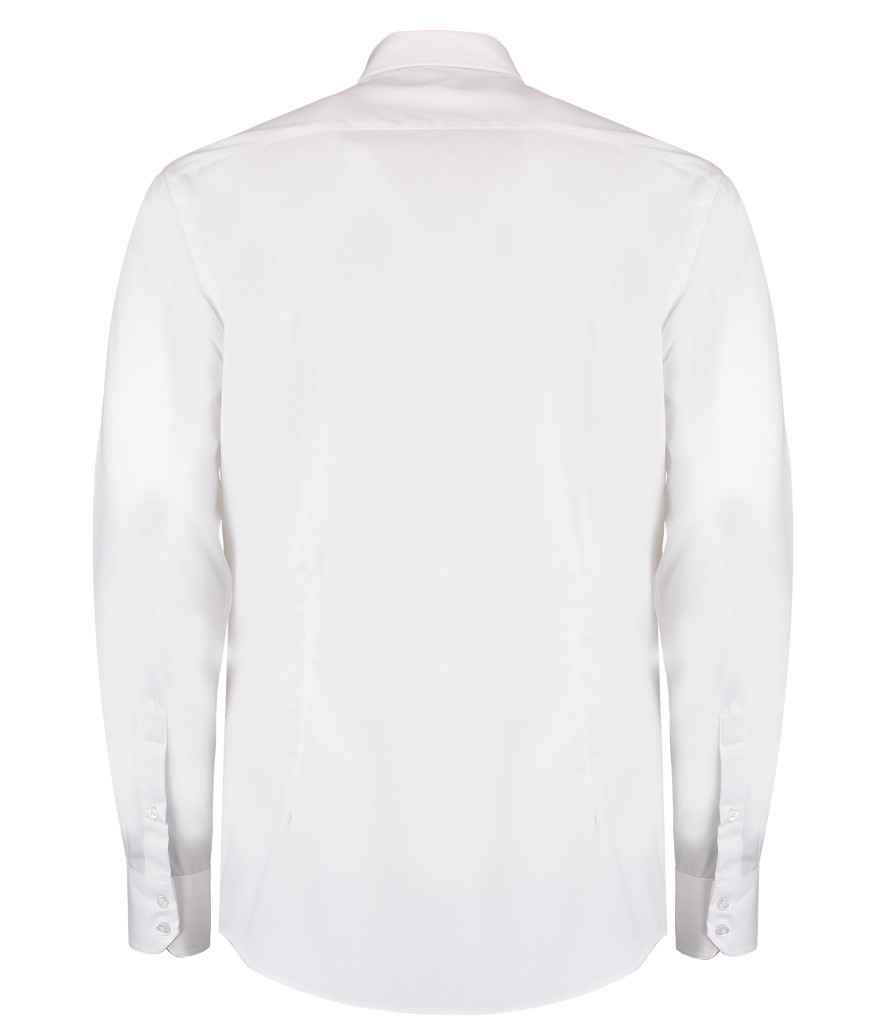 Kustom Kit Long Sleeve Slim Fit Oxford Twill Non-Iron Shirt in by Kustom Kit — Custom branded clothing by Print Press, featuring premium embroidery produced in our specialist print lab in the UK.