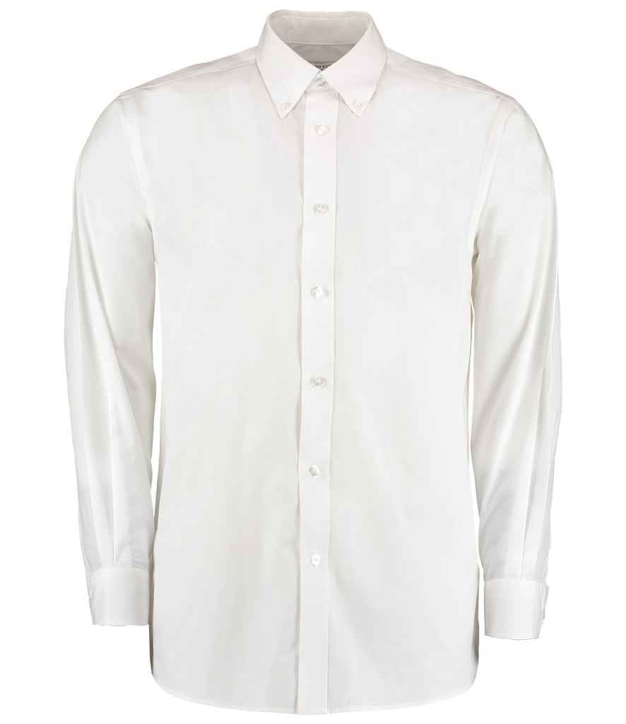 Kustom Kit Long Sleeve Classic Fit Workforce Shirt in by Kustom Kit — Custom branded clothing by Print Press, featuring premium embroidery produced in our specialist print lab in the UK.