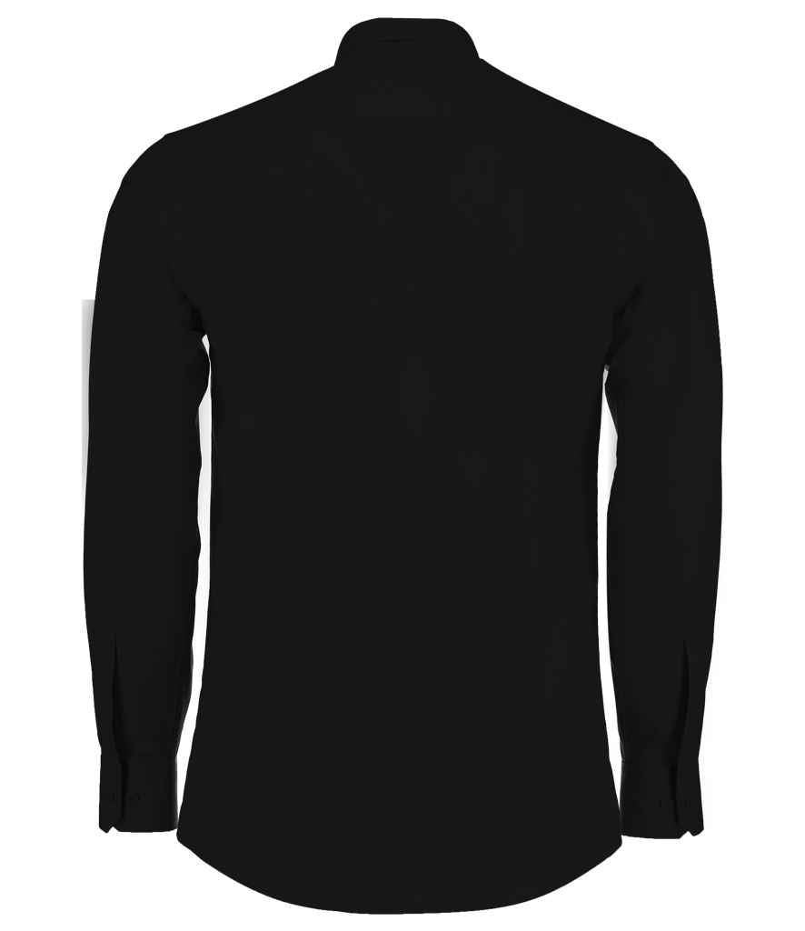 Kustom Kit Long Sleeve Tailored Poplin Shirt - (2nd Colours) in by Kustom Kit — Custom branded clothing by Print Press, featuring premium embroidery produced in our specialist print lab in the UK.