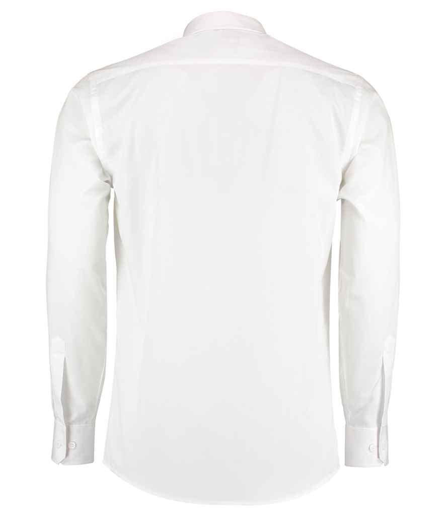 Kustom Kit Long Sleeve Tailored Poplin Shirt in by Kustom Kit — Custom branded clothing by Print Press, featuring premium embroidery produced in our specialist print lab in the UK.