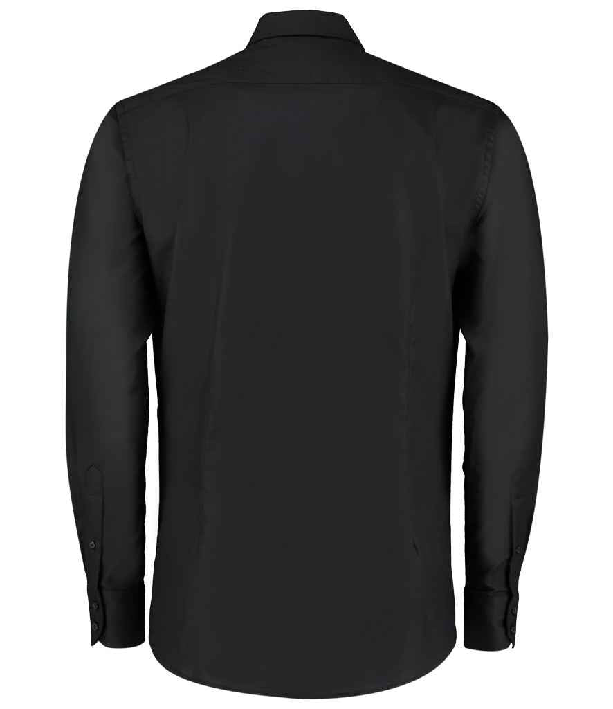 Kustom Kit Long Sleeve Slim Fit Workwear Oxford Shirt in by Kustom Kit — Custom branded clothing by Print Press, featuring premium embroidery produced in our specialist print lab in the UK.