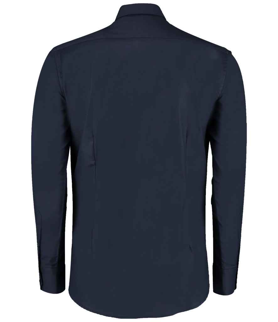 Kustom Kit Long Sleeve Slim Fit Workwear Oxford Shirt in by Kustom Kit — Custom branded clothing by Print Press, featuring premium embroidery produced in our specialist print lab in the UK.