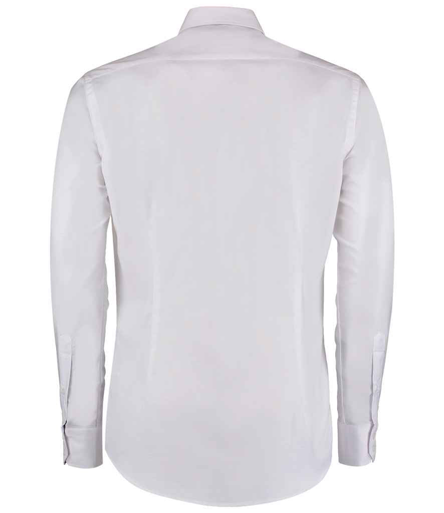 Kustom Kit Long Sleeve Slim Fit Workwear Oxford Shirt in by Kustom Kit — Custom branded clothing by Print Press, featuring premium embroidery produced in our specialist print lab in the UK.