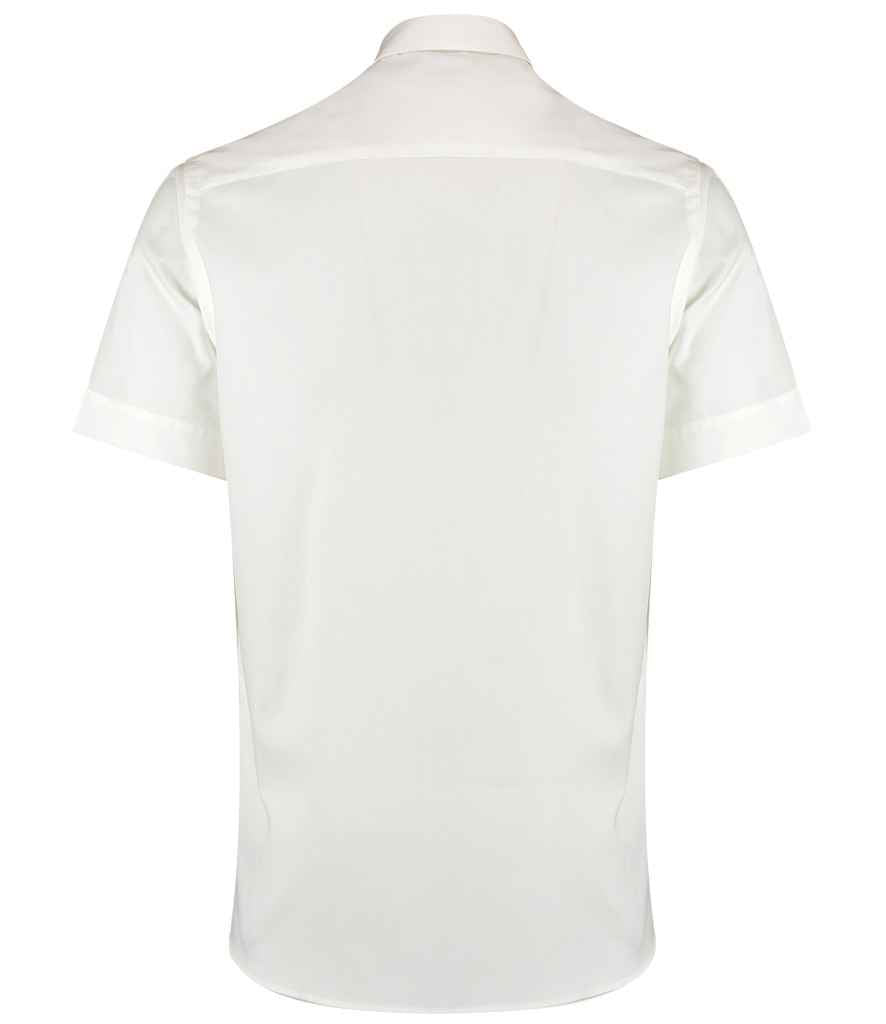 Kustom Kit Premium Short Sleeve Tailored Oxford Shirt in by Kustom Kit — Custom branded clothing by Print Press, featuring premium embroidery produced in our specialist print lab in the UK.