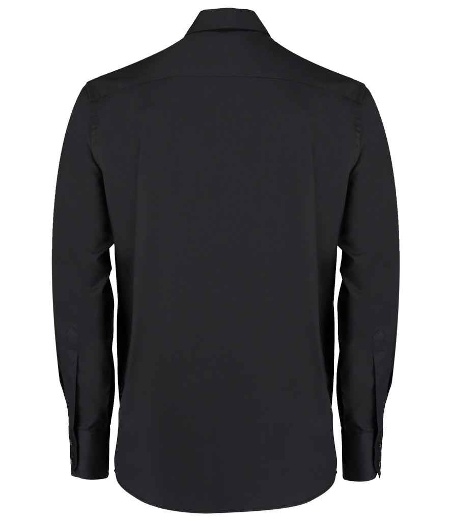 Kustom Kit Premium Long Sleeve Tailored Oxford Shirt in by Kustom Kit — Custom branded clothing by Print Press, featuring premium embroidery produced in our specialist print lab in the UK.