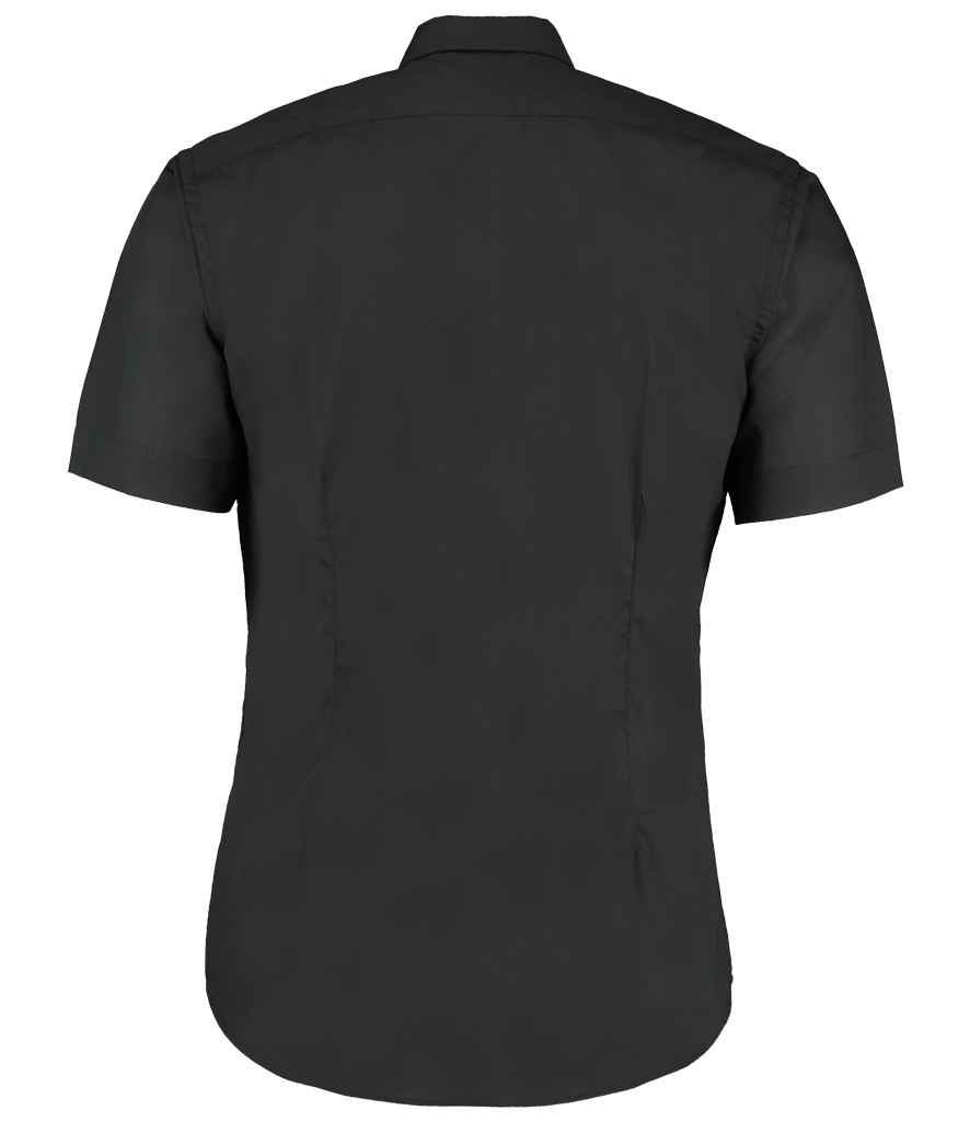 Kustom Kit Short Sleeve Slim Fit Business Shirt in by Kustom Kit — Custom branded clothing by Print Press, featuring premium embroidery produced in our specialist print lab in the UK.