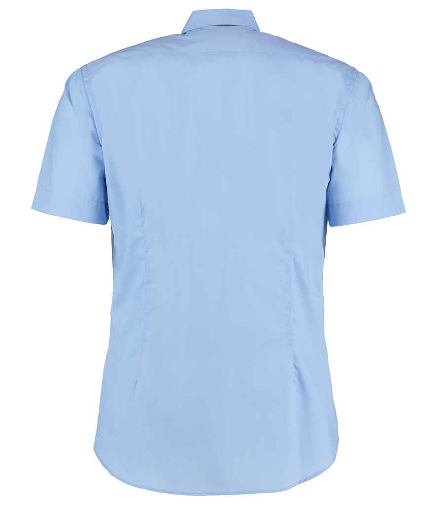 Kustom Kit Short Sleeve Slim Fit Business Shirt in by Kustom Kit — Custom branded clothing by Print Press, featuring premium embroidery produced in our specialist print lab in the UK.