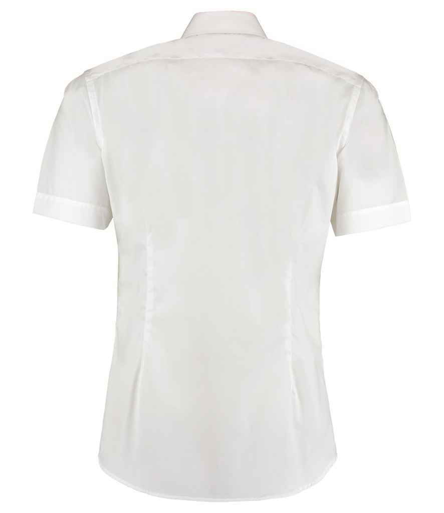 Kustom Kit Short Sleeve Slim Fit Business Shirt in by Kustom Kit — Custom branded clothing by Print Press, featuring premium embroidery produced in our specialist print lab in the UK.