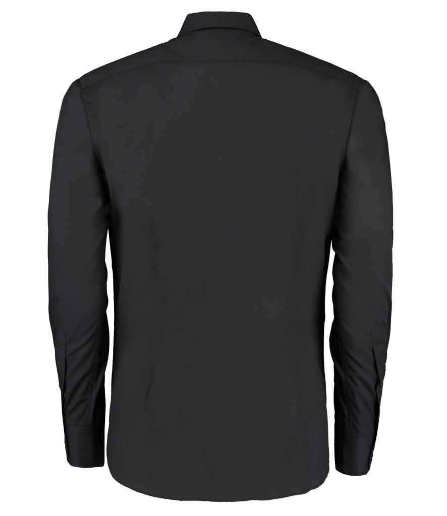 Kustom Kit Long Sleeve Slim Fit Business Shirt in by Kustom Kit — Custom branded clothing by Print Press, featuring premium embroidery produced in our specialist print lab in the UK.