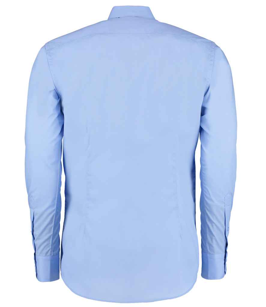 Kustom Kit Long Sleeve Slim Fit Business Shirt in by Kustom Kit — Custom branded clothing by Print Press, featuring premium embroidery produced in our specialist print lab in the UK.