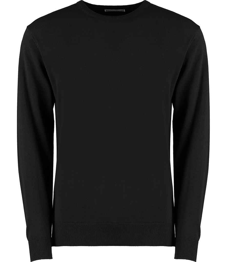 Kustom Kit Arundel Crew Neck Sweater in by Kustom Kit — Custom branded clothing by Print Press, featuring premium embroidery produced in our specialist print lab in the UK.