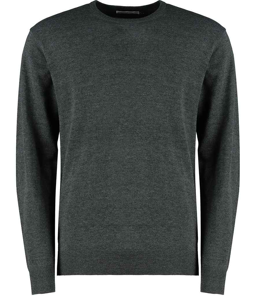 Kustom Kit Arundel Crew Neck Sweater in Graphite Grey by Kustom Kit — Custom branded clothing by Print Press, featuring premium embroidery produced in our specialist print lab in the UK.