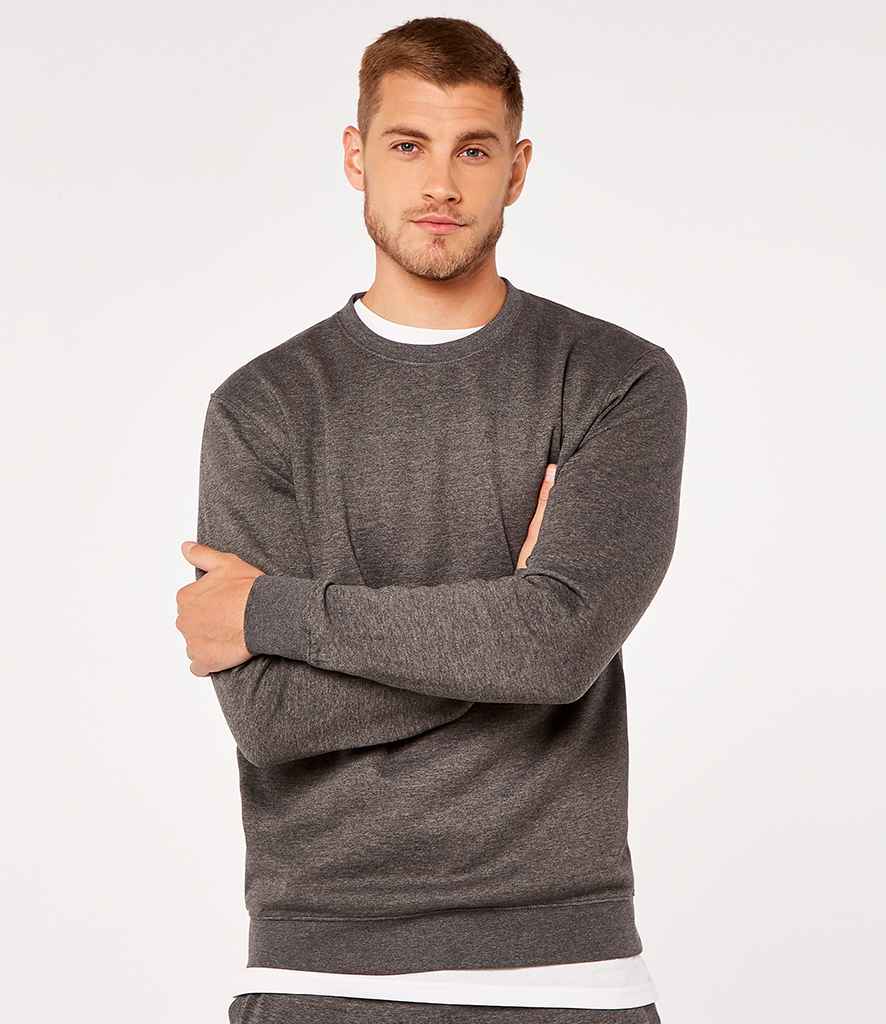 Kustom Kit Klassic Sweatshirt in Dark Grey Marl by Kustom Kit — Custom branded clothing by Print Press, featuring premium embroidery produced in our specialist print lab in the UK.