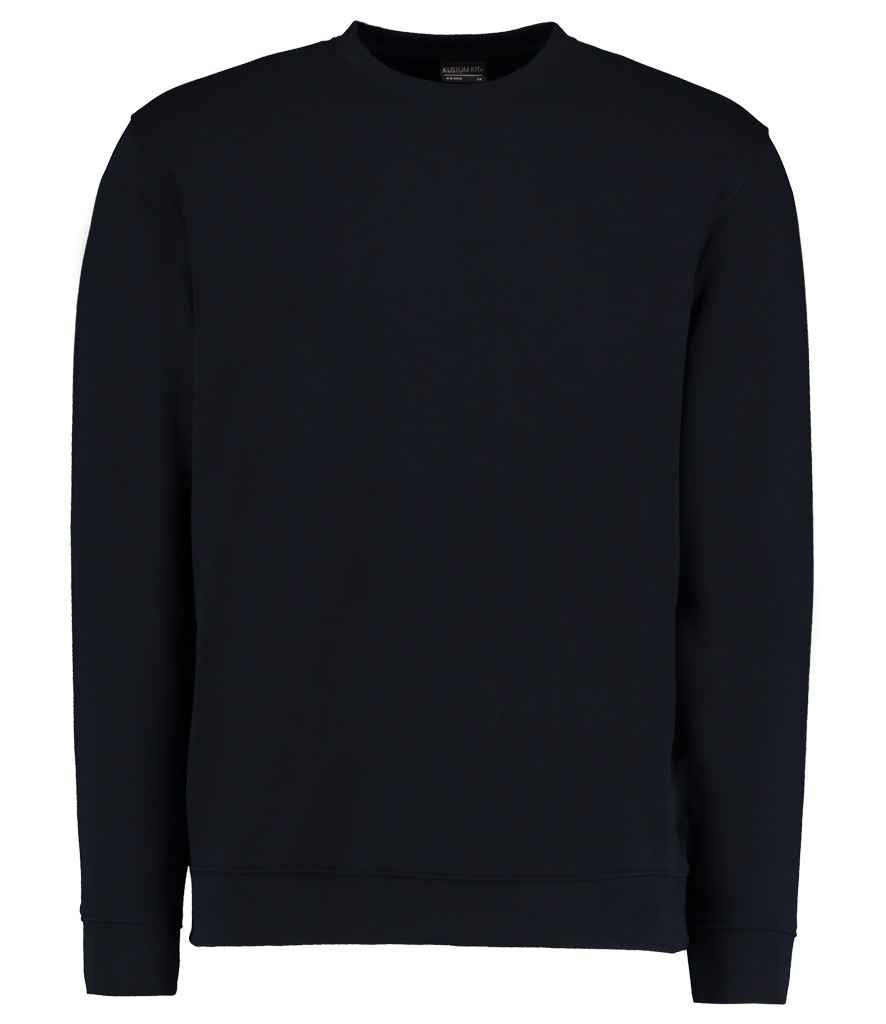 Kustom Kit Klassic Sweatshirt in Navy by Kustom Kit — Custom branded clothing by Print Press, featuring premium embroidery produced in our specialist print lab in the UK.