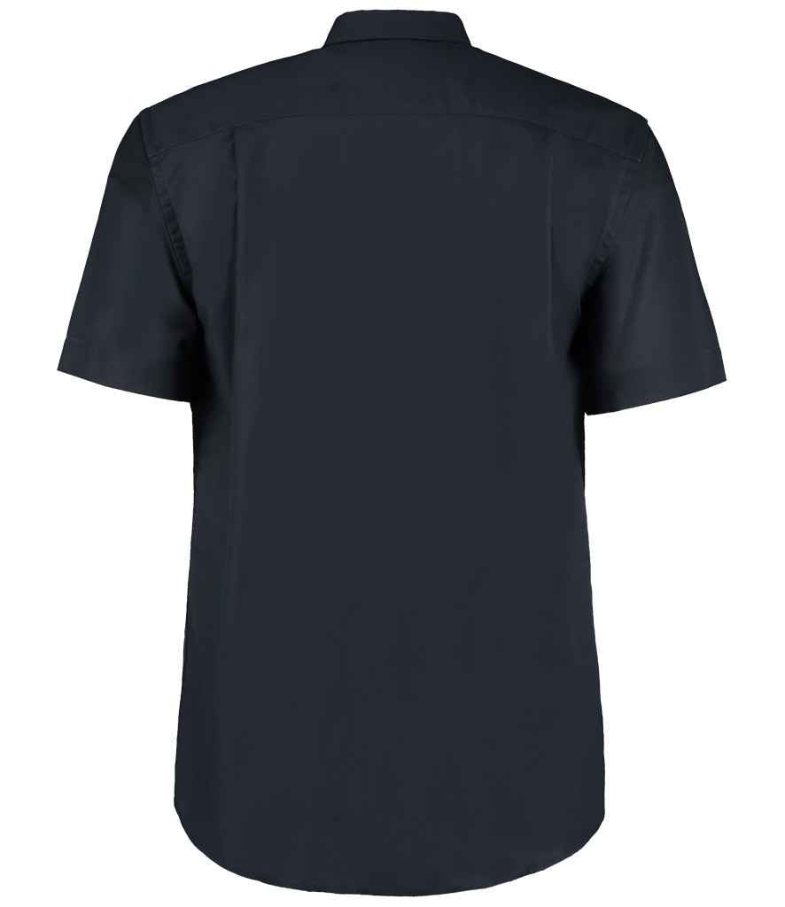 Kustom Kit Short Sleeve Classic Fit Workwear Oxford Shirt in by Kustom Kit — Custom branded clothing by Print Press, featuring premium embroidery produced in our specialist print lab in the UK.