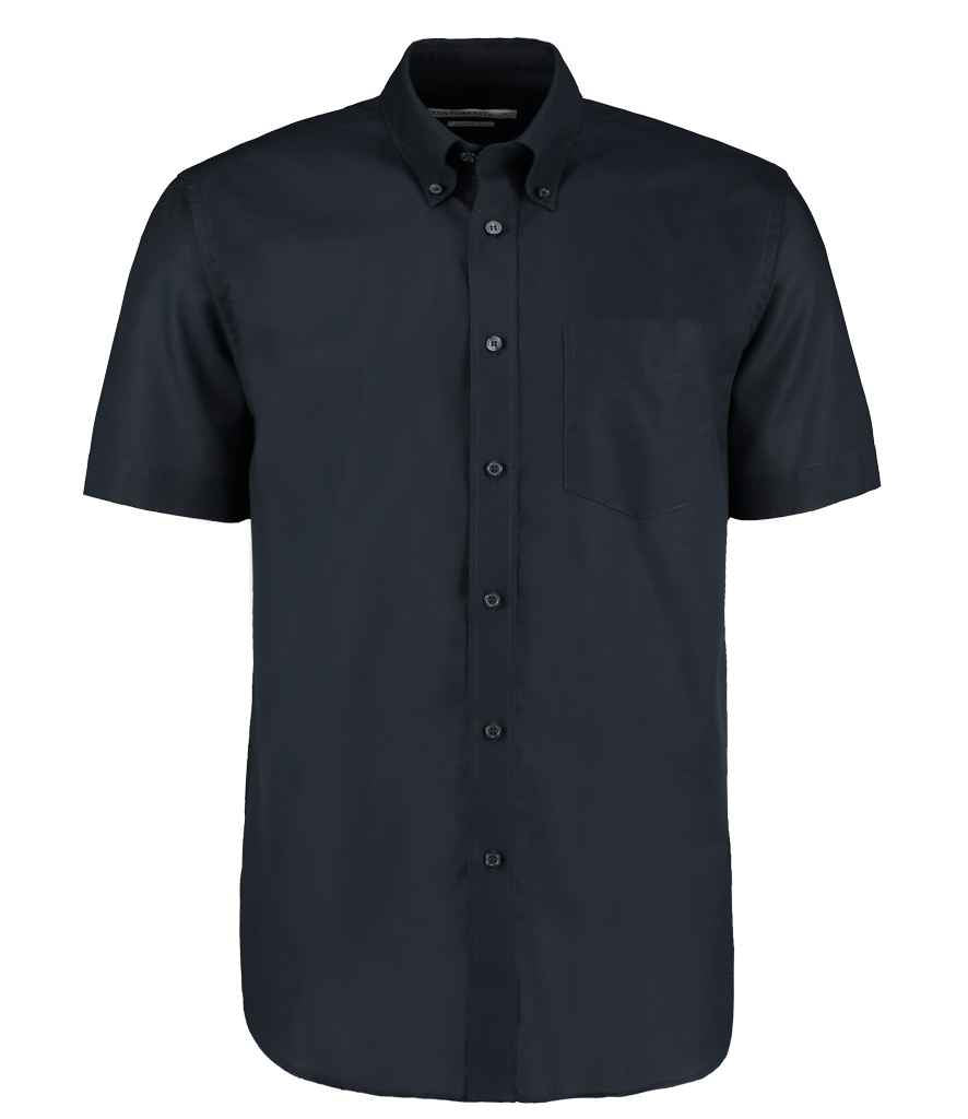 Kustom Kit Short Sleeve Classic Fit Workwear Oxford Shirt in by Kustom Kit — Custom branded clothing by Print Press, featuring premium embroidery produced in our specialist print lab in the UK.
