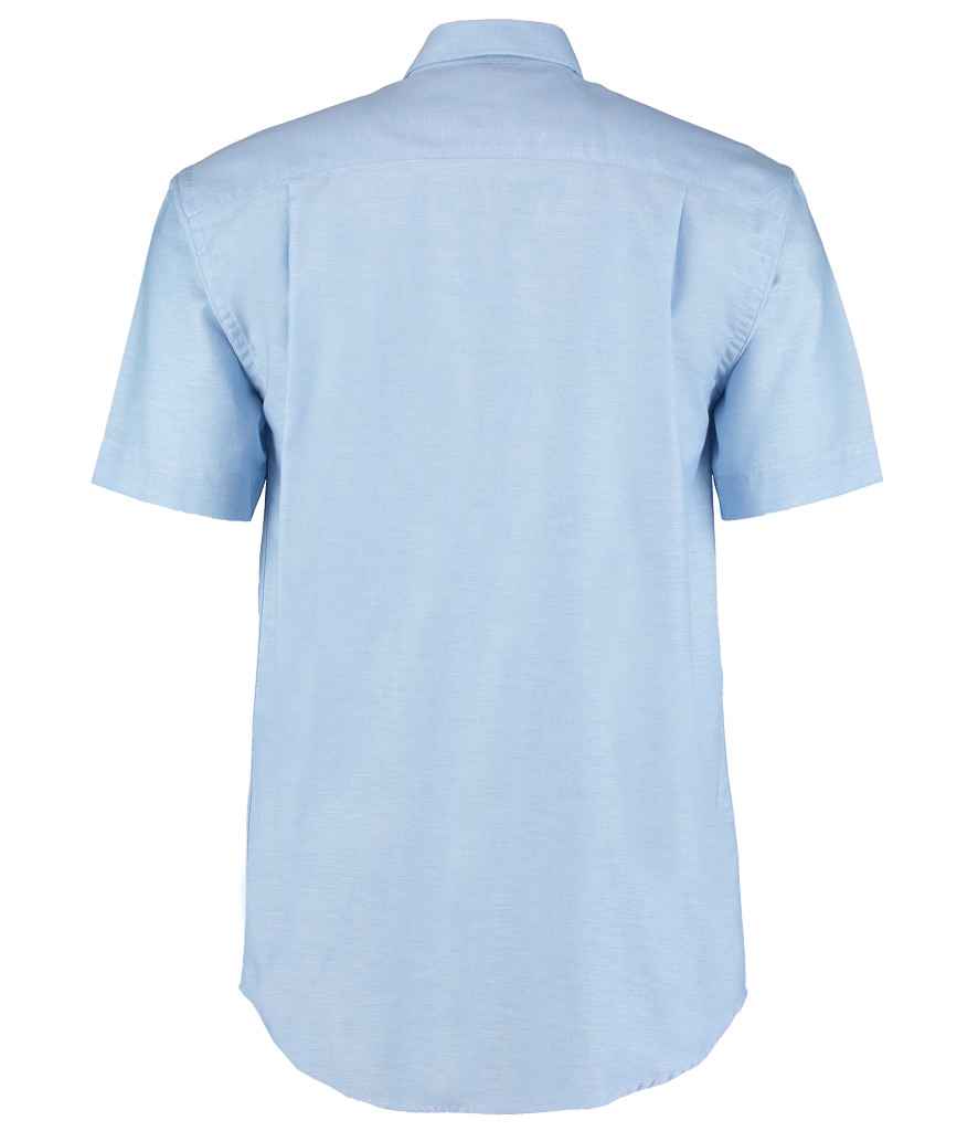 Kustom Kit Short Sleeve Classic Fit Workwear Oxford Shirt in by Kustom Kit — Custom branded clothing by Print Press, featuring premium embroidery produced in our specialist print lab in the UK.