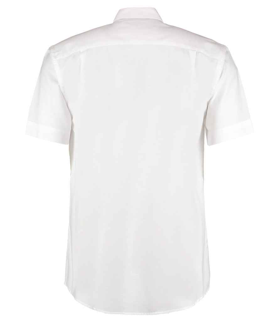 Kustom Kit Short Sleeve Classic Fit Workwear Oxford Shirt in by Kustom Kit — Custom branded clothing by Print Press, featuring premium embroidery produced in our specialist print lab in the UK.