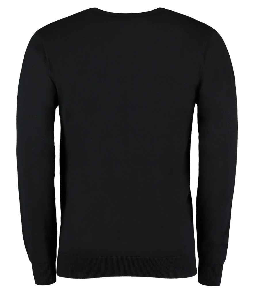 Kustom Kit Arundel Cotton Acrylic V Neck Sweater in by Kustom Kit — Custom branded clothing by Print Press, featuring premium embroidery produced in our specialist print lab in the UK.