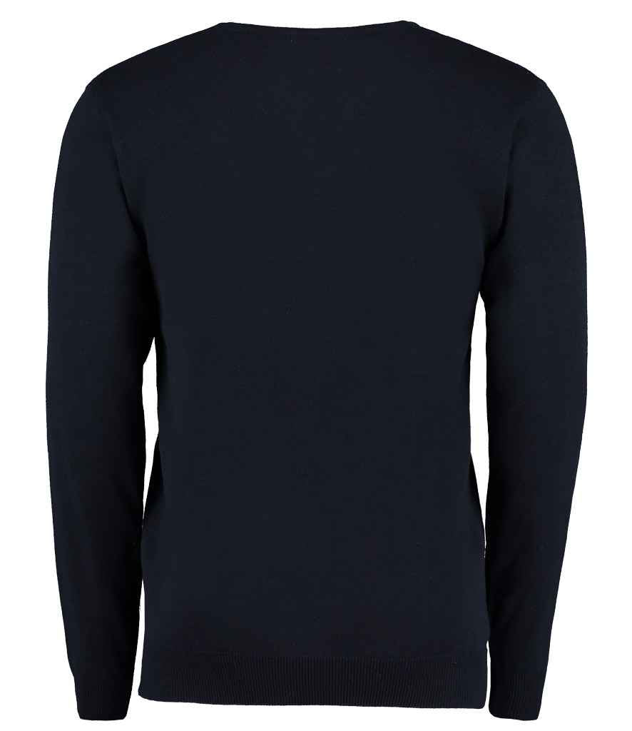 Kustom Kit Arundel Cotton Acrylic V Neck Sweater in by Kustom Kit — Custom branded clothing by Print Press, featuring premium embroidery produced in our specialist print lab in the UK.