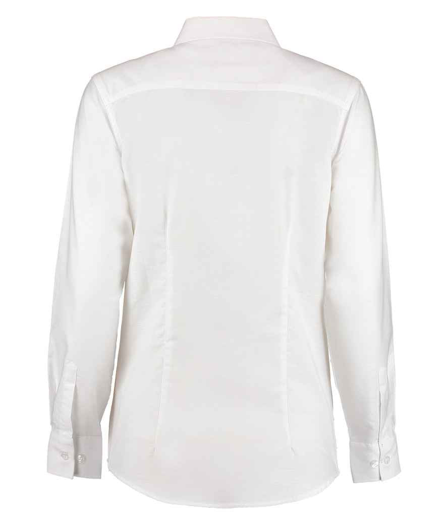 Kustom Kit Ladies Long Sleeve Tailored Workwear Oxford Shirt in by Kustom Kit — Custom branded clothing by Print Press, featuring premium embroidery produced in our specialist print lab in the UK.