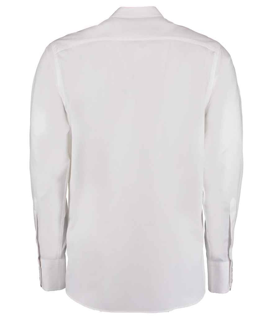 Kustom Kit Long Sleeve Tailored City Business Shirt in by Kustom Kit — Custom branded clothing by Print Press, featuring premium embroidery produced in our specialist print lab in the UK.