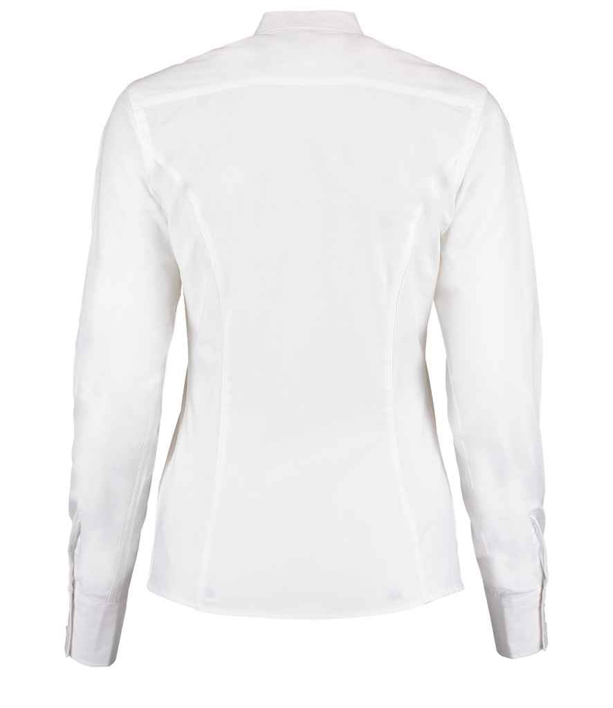 Kustom Kit Ladies Long Sleeve Tailored City Business Shirt in by Kustom Kit — Custom branded clothing by Print Press, featuring premium embroidery produced in our specialist print lab in the UK.