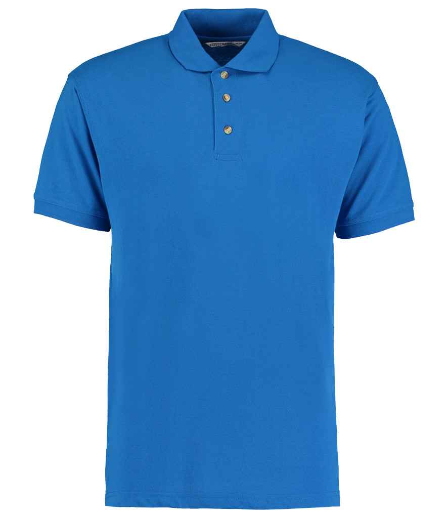 Kustom Kit Workwear Pique Polo Shirt in Electric Blue by Kustom Kit — Custom branded clothing by Print Press, featuring premium embroidery produced in our specialist print lab in the UK.