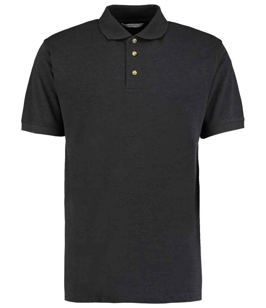 Kustom Kit Workwear Pique Polo Shirt in Graphite Grey by Kustom Kit — Custom branded clothing by Print Press, featuring premium embroidery produced in our specialist print lab in the UK.