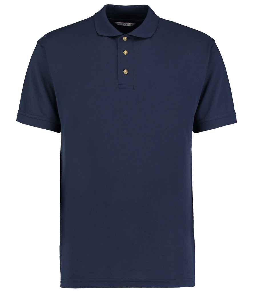 Kustom Kit Workwear Pique Polo Shirt in Navy by Kustom Kit — Custom branded clothing by Print Press, featuring premium embroidery produced in our specialist print lab in the UK.