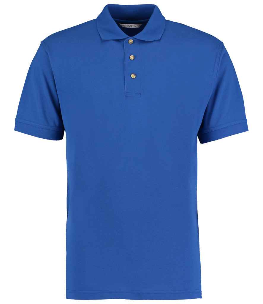 Kustom Kit Workwear Pique Polo Shirt in Royal Blue by Kustom Kit — Custom branded clothing by Print Press, featuring premium embroidery produced in our specialist print lab in the UK.