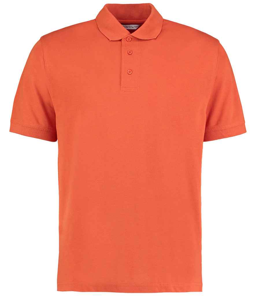 Kustom Kit Klassic Poly/Cotton Pique Polo Shirt - (2nd Colours) in Burnt Orange by Kustom Kit — Custom branded clothing by Print Press, featuring premium embroidery produced in our specialist print lab in the UK.