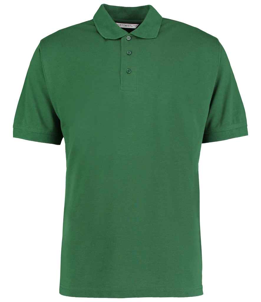 Kustom Kit Klassic Poly/Cotton Pique Polo Shirt in Bottle Green by Kustom Kit — Custom branded clothing by Print Press, featuring premium embroidery produced in our specialist print lab in the UK.