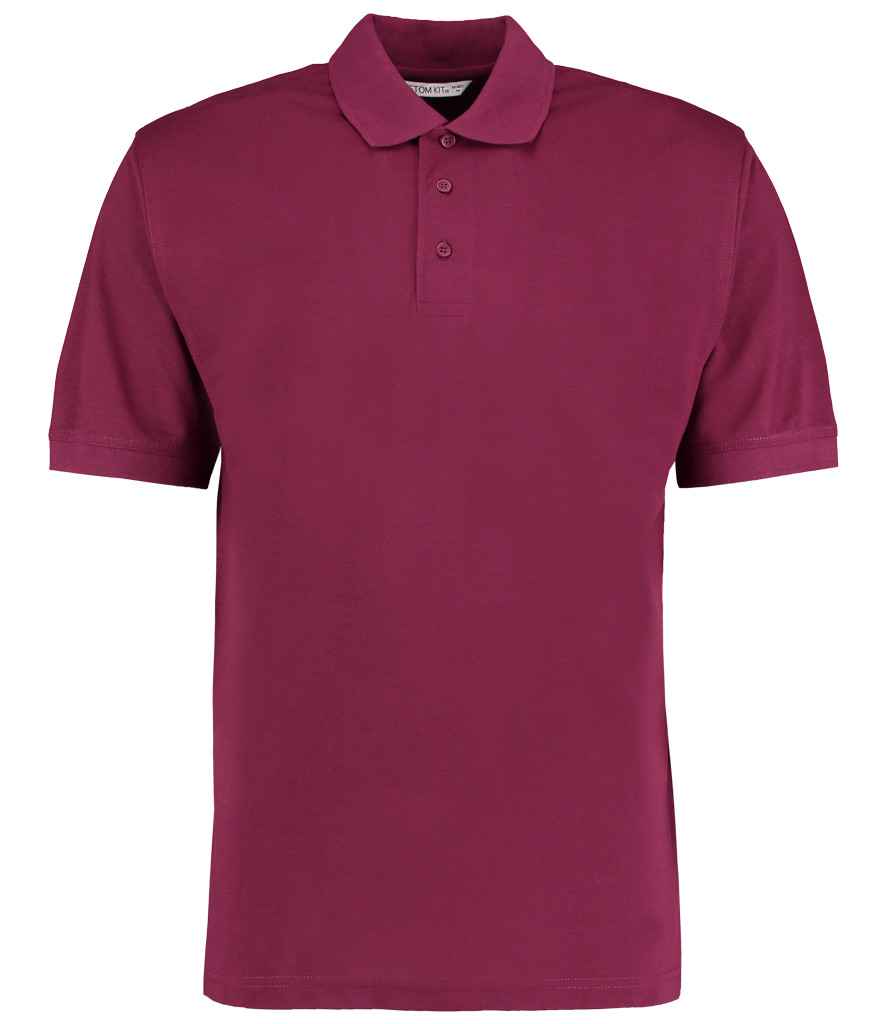 Kustom Kit Klassic Poly/Cotton Pique Polo Shirt - (2nd Colours) in Burgundy by Kustom Kit — Custom branded clothing by Print Press, featuring premium embroidery produced in our specialist print lab in the UK.