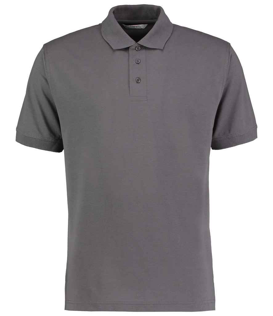 Kustom Kit Klassic Poly/Cotton Pique Polo Shirt - (2nd Colours) in Charcoal by Kustom Kit — Custom branded clothing by Print Press, featuring premium embroidery produced in our specialist print lab in the UK.