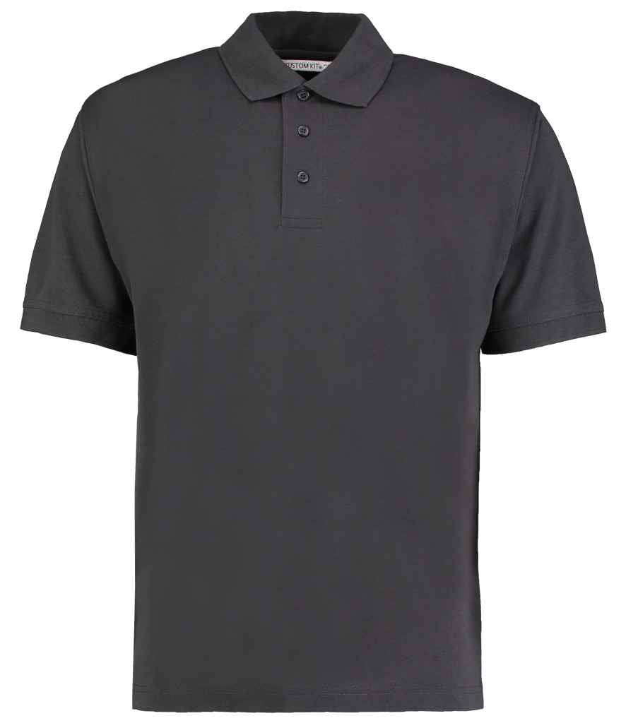 Kustom Kit Klassic Poly/Cotton Pique Polo Shirt - (2nd Colours) in Graphite Grey by Kustom Kit — Custom branded clothing by Print Press, featuring premium embroidery produced in our specialist print lab in the UK.