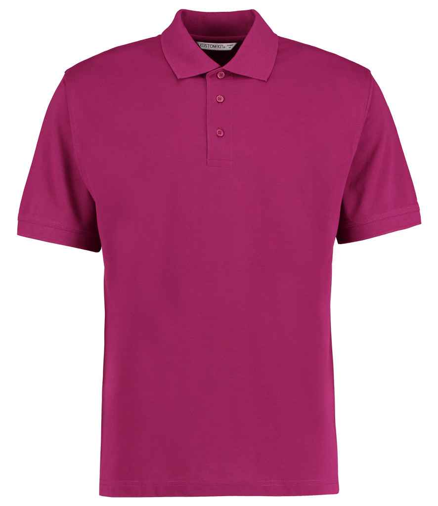 Kustom Kit Klassic Poly/Cotton Pique Polo Shirt - (2nd Colours) in Magenta by Kustom Kit — Custom branded clothing by Print Press, featuring premium embroidery produced in our specialist print lab in the UK.