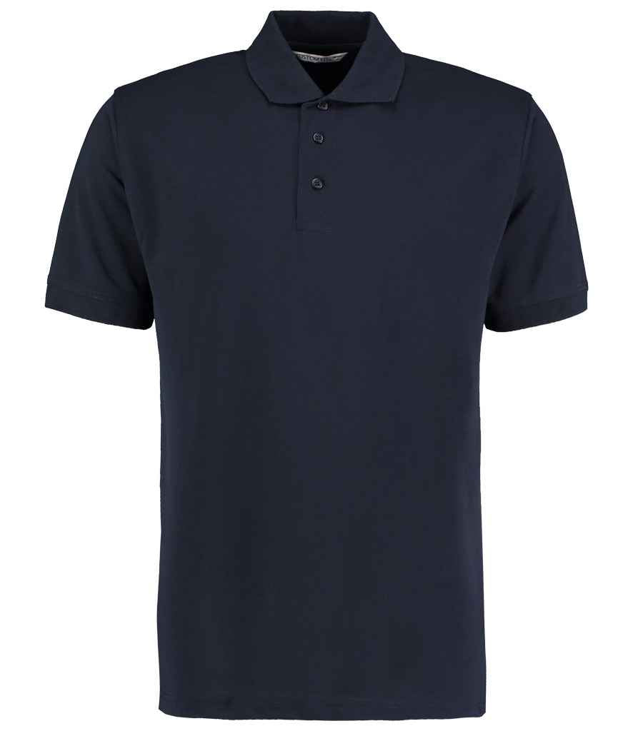 Kustom Kit Klassic Poly/Cotton Pique Polo Shirt in Navy by Kustom Kit — Custom branded clothing by Print Press, featuring premium embroidery produced in our specialist print lab in the UK.